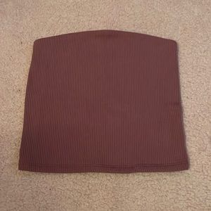 Cropped tube top